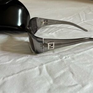 Fendi Charcoal Designer Sunglasses